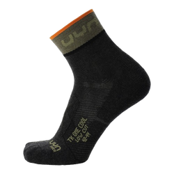Outdoorové ponožky UYN Man Trekking One Low Cut Socks Anthracite/Green