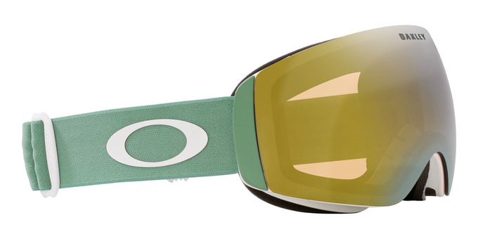 Lyžařské brýle Oakley Flight Deck M Matte Jade/Prizm Sage Gold Iridium - 2025/26