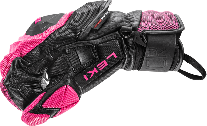 Lyžařské rukavice LEKI WCR Venom SL 3D Mitt Pink - 2025/26