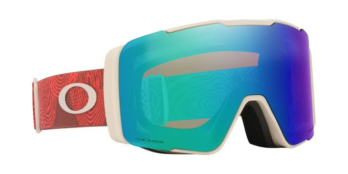 Lyžařské brýle Oakley Line Miner Pro M Matte Hibiskus/Prizm Snow Argon Iridium + Additional lens Prizm Snow Torch Iridium - 2025/26