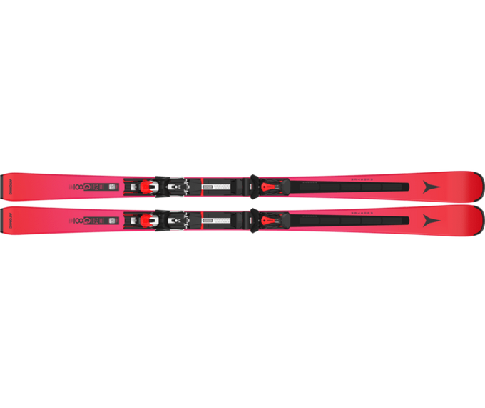 Sjezdové lyže Atomic Redster G8 Revoshock C + I 12 GW Black/Red - 2025/26