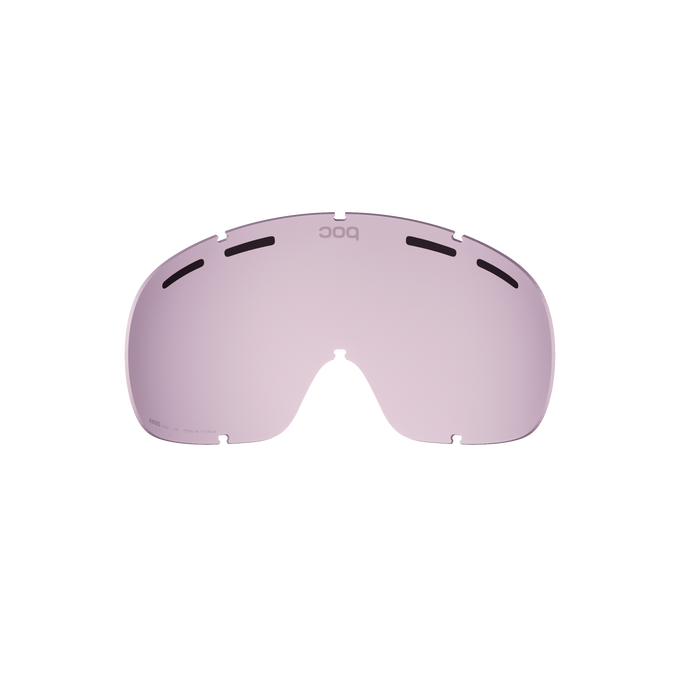 Sklo do brýlí POC Fovea Mid/Fovea Mid Race Lens Clarity Highly Intense/Low Light Pink - 2025/26