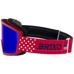 Lyžiarske okuliare Briko Frostbite USA Matt Red/Tanganora Blue - 2025/26
