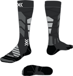 Lyžiarske ponožky X-socks Ski Expert OTC X Black/Light Grey - 2024/25
