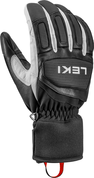 Lyžařské rukavice LEKI Griffin Pro Zero Black/White - 2025/26