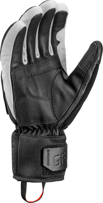 Lyžiarske rukavice LEKI Griffin Pro Zero Black/White - 2025/26