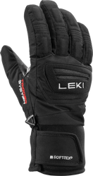 Lyžařské rukavice LEKI Griffin 3D Junior Black - 2025/26