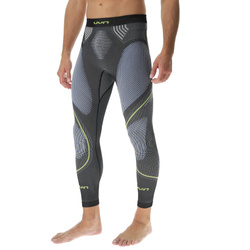 Funkční kalhoty UYN Man Evolutyon UW Pant Long Melange Anthracite Melange/Blue/Yellow Shiny - 2023/24