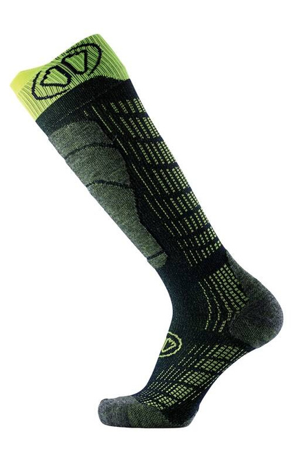 Lyžařské ponožky Sidas Ski Comfort Black/Yellow - 2025/26