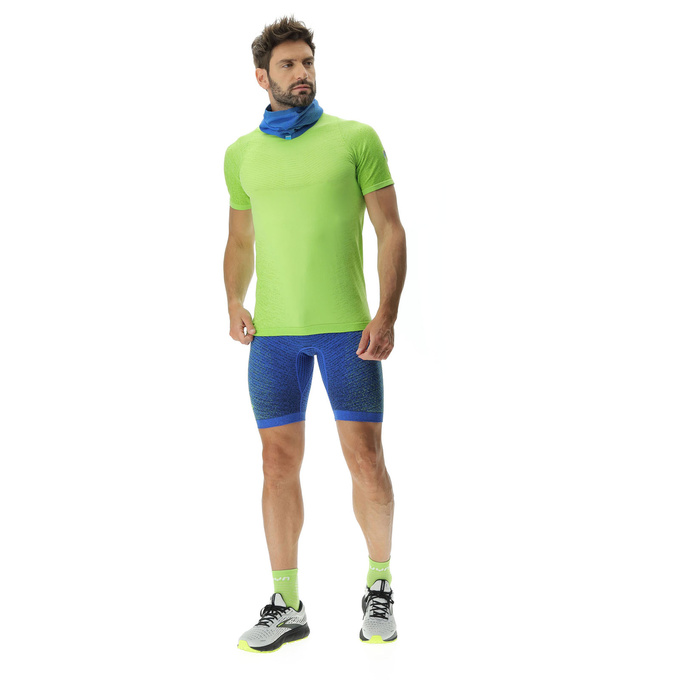 Běžecké tričko UYN Man Running Exceleration OW Shirt SH_SL Lime/Sulphur Spring