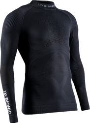 Funkčné tričko X-bionic Energy Accumulator 4.0 Shirt Turtle Neck LG SL Men Opal Black/Arctic White - 2024/25