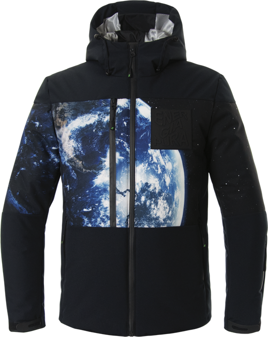 Lyžiarska bunda ENERGIAPURA Flaine Life Jacket Black/Planet - 2022/23