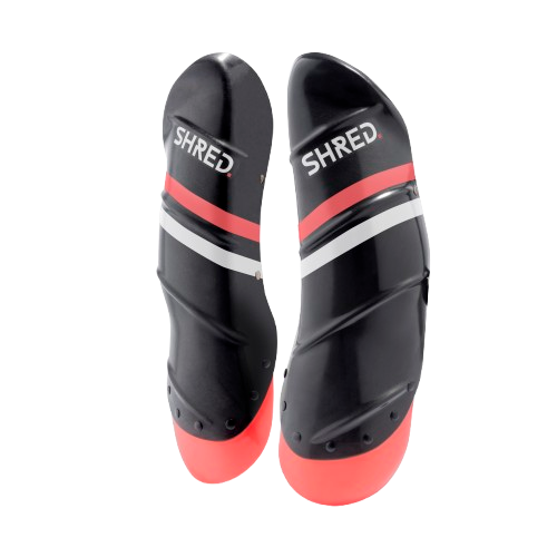 Chrániče holení SHRED Carbon Shin Guard Carbon/Rust PRO - 2025/26