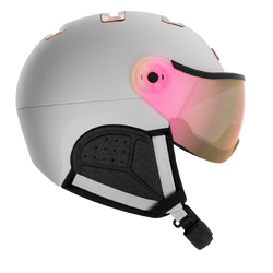 Lyžiarska helma KASK Chrome Visor White/Pink Gold - 2025/26