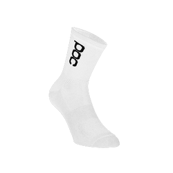 Cyklistické ponožky POC Essential Road Sock Short Hydrogen White  - 2024