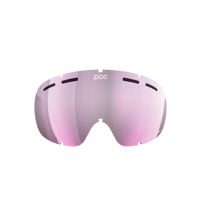 Sklo do brýlí POC Fovea Mid/Fovea Mid Race Lens Clarity Highly Intense/Low Light Pink - 2025/26