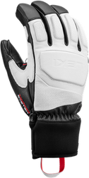 Lyžařské rukavice LEKI Griffin Prime 3D White/Grey - 2024/25