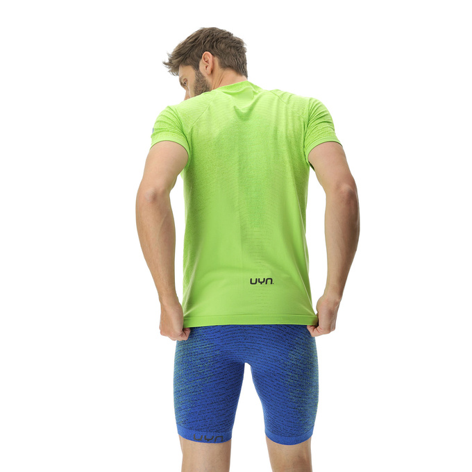 Běžecké tričko UYN Man Running Exceleration OW Shirt SH_SL Lime/Sulphur Spring