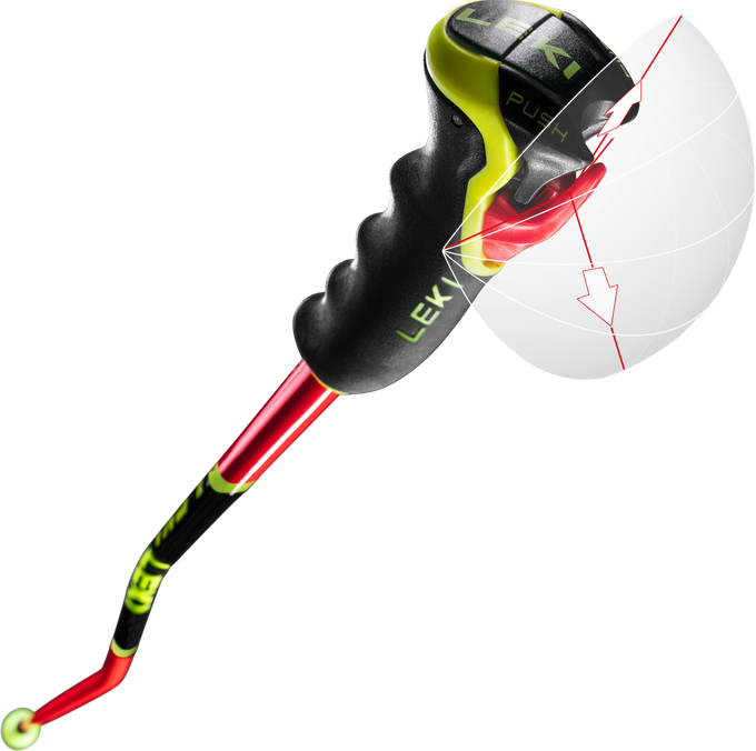 Sjezdové hole LEKI WCR GS 3D Red - 2025/26