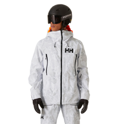 Lyžařská bunda Helly Helly Hansen Sogn Shell 2.0 Jacket Grey Fog Snow Camo Aop - 2024/25 