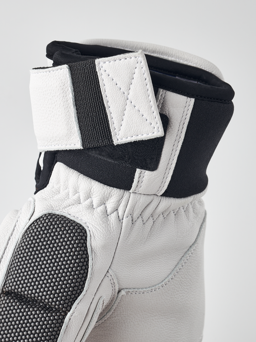 Lyžařské rukavice Hestra Gripen GS White/Navy - 2025/26