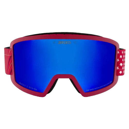 Lyžařské brýle Briko Frostbite USA Matt Red/Tanganora Blue - 2025/26