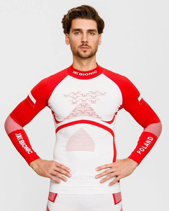 Funkční triko X-Bionic Energy Accumulator Patriot Shirt Turtle Neck LG SL Poland - 2023/24