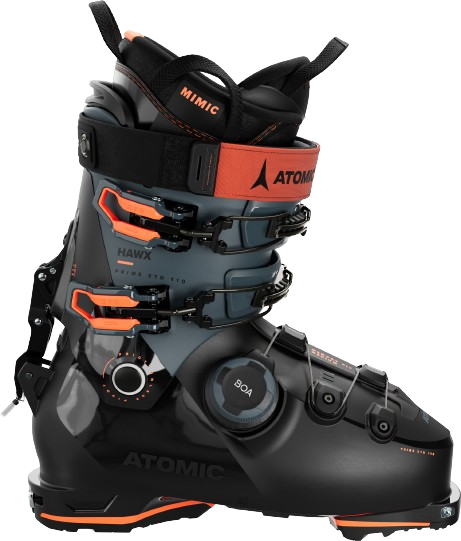 Sjezdové boty Atomic Hawx Prime XTD 110 BOA GW Black/Storm/Orange – 2024/25