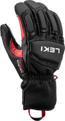 Lyžařské rukavice LEKI Griffin Pro 3D Black/Red - 2025/26