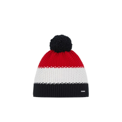 Čepice Eisbar Star Pompon MÜ Red/White/Black - 2025/26
