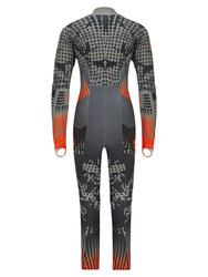 Lyžařská kombinéza Ziener RCE Racesuit Black Foggy Print Orange Pop - 2024/25