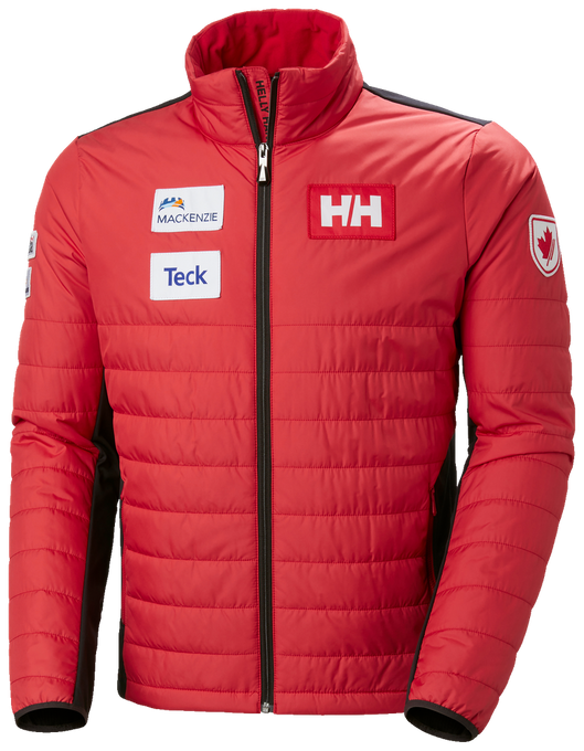 Péřová bunda Helly Hansen World Cup Insulator Jacket Red - 2023/24