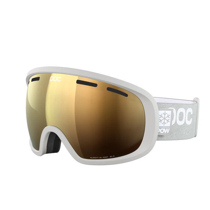 Lyžařské brýle POC Fovea Clarity POW JJ Mineral Grey/Sunny Gold - 2025/26
