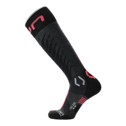 Lyžařské ponožky UYN Woman Ski One Merino Anthracite/Pink - 2025/26