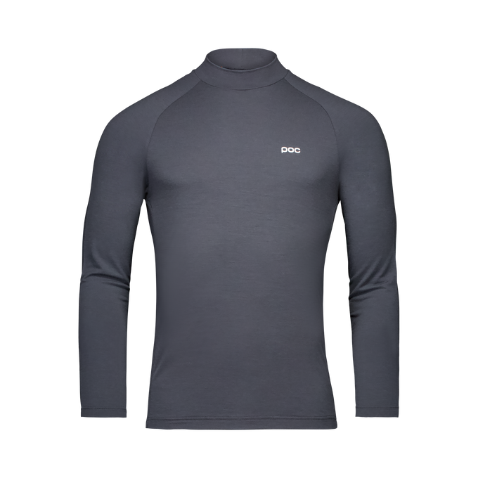 Termoaktivní spodní prádlo POC M's Layer Merino Mock Neck Jersey Sylvanite Grey