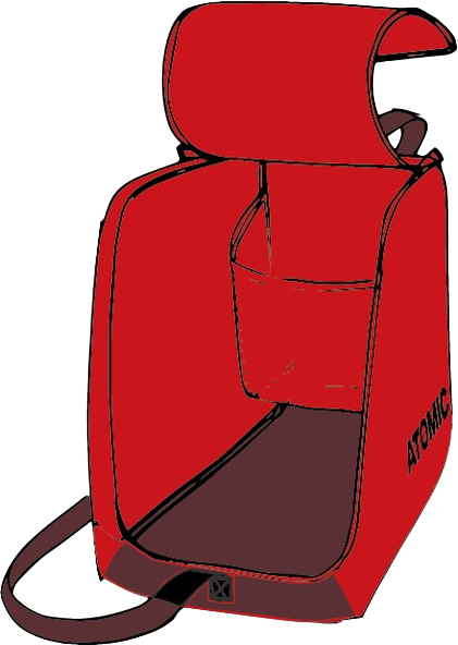 Vak na lyžařské boty Atomic Boot & Helmet Bag Red – 2025/26