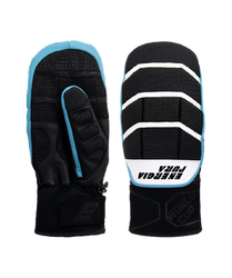 Lyžařské rukavice Energiapura Moffola Warrior Black/White/Turquoise - 2025/26
