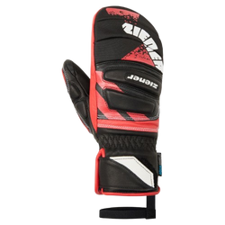 Lyžařské rukavice Ziener Lopaki-z As® Pr Mitten Glove Junior Unisex Black Red - 2025/26
