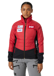 Péřová bunda Helly Hansen World Cup Insulator Jacket Red - 2023/24