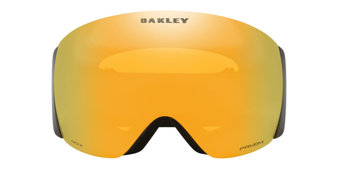 Lyžařské brýle Oakley Flight Deck Pro L Mettalic Black Gold/Prizm 24K + Additional lens Prizm Snow Iced Iridium - 2025/26