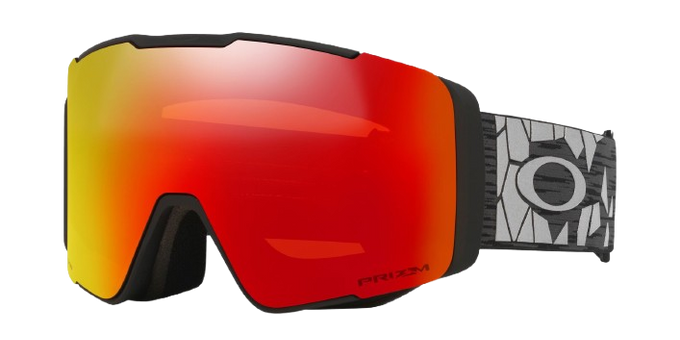 Lyžařské brýle Oakley Line Miner Pro L Black Reinforce/Prizm Snow Torch Iridium + Additional lens Prizm Snow Iced Iridium - 2025/26