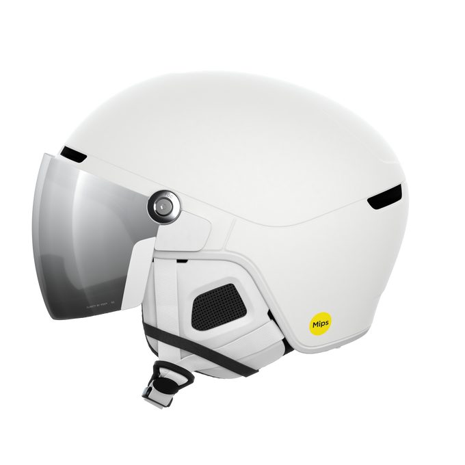 Lyžařská helma POC Obex Visor Hydrogen White/Clarity Universal/Partly Sunny/Silver - 2025/26