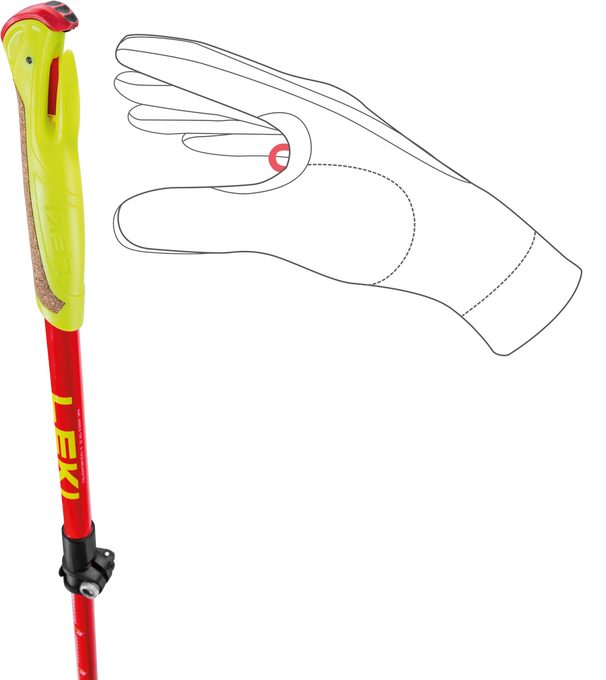 Hole Trail Running LEKI Ultratrail FX Junior