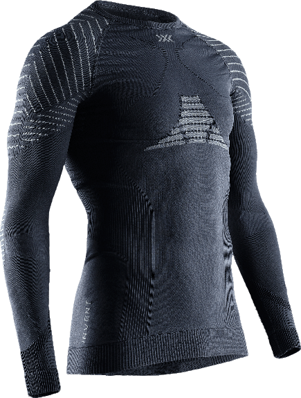 Funkční triko X-bionic Invent 4.0 Shirt LG SL Men Anthracite/Black - 2023/24