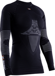 Funkční triko X-bionic Energizer 4.0 Shirt LG SL WMN Opal Black/Arctic White - 2024/25