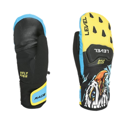 Lyžiarske rukavice Level Race JR Mitt Yellow-Blue - 2025/26