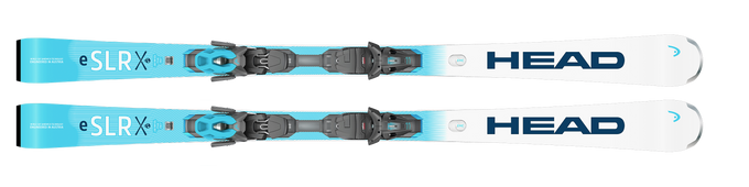 Sjezdové lyže HEAD Worldcup Rebels E.SLR + PR 11 GW Brake [G] 78 mm Matt Black/Speed Blue - 2025/26
