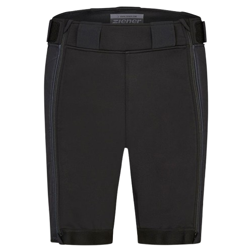 Šortky Ziener Race Softshell Shorts Junior Black - 2025/26
