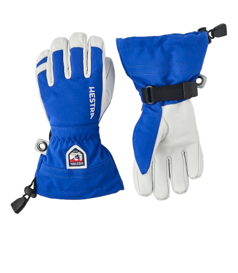 Lyžařské rukavice Hestra Army Leather Heli Ski Jr. Royal Blue - 2025/26