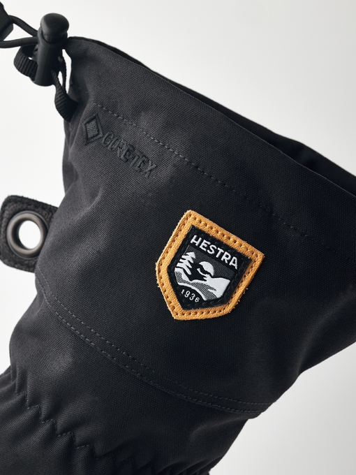 Lyžařské rukavice Hestra Army Leather Gore-Tex Black/Black - 2025/26